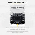 Personalised Car Gift Set Hoodie Print Card Supercar Gift Revuelto Hoodie Gift Set Custom Car Hoodie Birthday Gift For Him Car Lover Gift