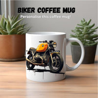 Personalised Coffee Mug Biker Coffee Mug Motorcycle Coffee Mug Motorbike Lover Coffee Mug Gift For Motorcycle Enthusiast Personalised Gift