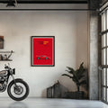 Supercar Poster Ferrari Poster Ferrari F40 Poster Inspirational Ferrari Wall Poster Gift For Car Lover Gift For Him Ferrari Wall Art