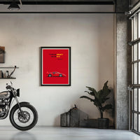 Supercar Poster Ferrari Poster Ferrari F40 Poster Inspirational Ferrari Wall Poster Gift For Car Lover Gift For Him Ferrari Wall Art