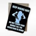 Funny Rude Biker Birthday Card Keep Bikers Safe Funny Birthday Card Motorcycle Birthday Card Biker Birthday Card Birthday Card For Biker