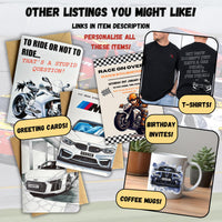 Motorcyclist Enthusiast Birthday Card Motorbike Birthday Card Biker Birthday Card Motorcycle Birthday Card Gift For Biker Motorcycle Lover