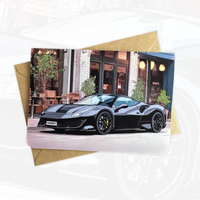 Personalised Supercar Birthday Card