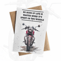 Motorcyclist Enthusiast Birthday Card | Motorbike Birthday Card Biker Birthday Card