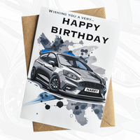 Personalised Car Birthday Card | Gift for Car Lovers