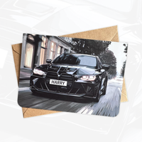Personalised Sports Car Birthday Card | Customised Birthday Card Gift for Car Lover