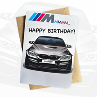 Personalised Sports Car birthday Card | Gift for Car Lovers