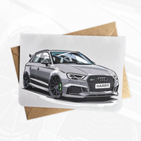 Personalised Sports Car Birthday Card | Gift For Car Lovers