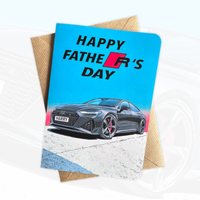 Personalised Father's Day Card | Personalised Sports Car Father's Day Card