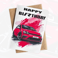 Personalised Car Birthday Card | Gift For Car Lovers