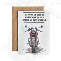 Motorcyclist Enthusiast Birthday Card | Motorbike Birthday Card Biker Birthday Card