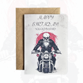 Funny Rude Motorcyclist Birthday Card | Biker Birthday Card