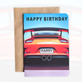 Personalised Sports Car Birthday Card | Gift for Car Lovers
