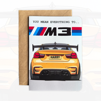 Personalised Car Birthday Card | Sports Car Birthday Card