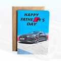 Personalised Father's Day Card | Personalised Sports Car Father's Day Card