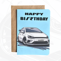 Personalised Car Birthday Card | Car Lover Birthday Card