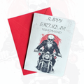 Funny Rude Motorcyclist Birthday Card | Biker Birthday Card