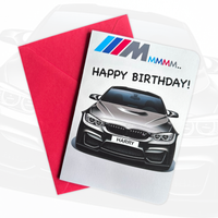 Personalised Sports Car birthday Card | Gift for Car Lovers