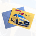 Personalised Sports Car Birthday Card | Gift for Car Lovers