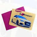 Personalised Sports Car Birthday Card | Gift for Car Lovers