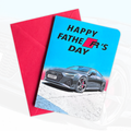 Personalised Father's Day Card | Personalised Sports Car Father's Day Card