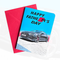 Personalised Father's Day Card | Personalised Sports Car Father's Day Card
