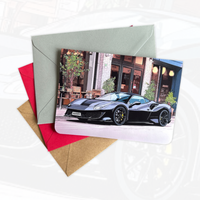 Personalised Supercar Birthday Card
