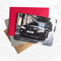 Personalised Sports Car Birthday Card | Customised Birthday Card Gift for Car Lover