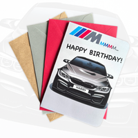 Personalised Sports Car birthday Card | Gift for Car Lovers