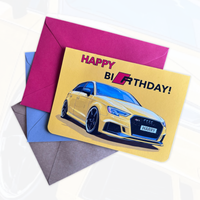 Personalised Sports Car Birthday Card | Gift for Car Lovers