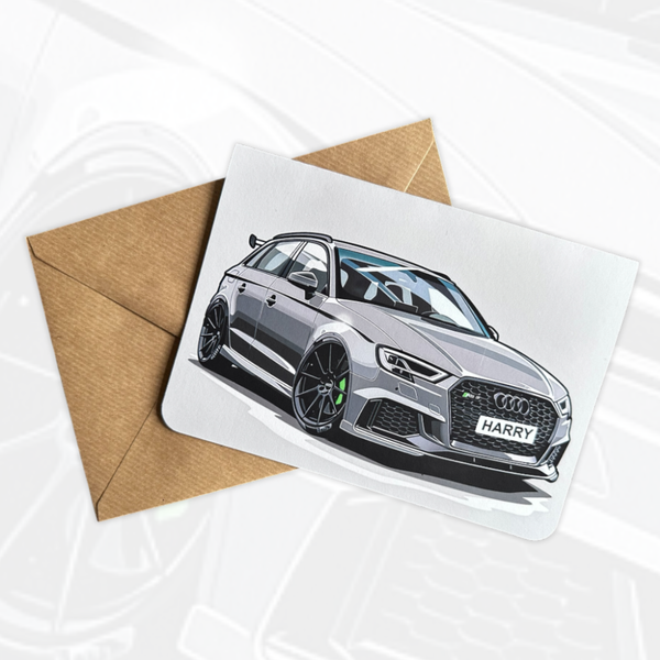 Personalised Sports Car Birthday Card | Gift For Car Lovers