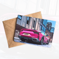 Personalised Supercar Birthday Card | Car Lover Birthday Card