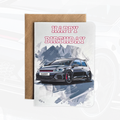 Personalised Sports Car Birthday Card | Gift For Car Lovers
